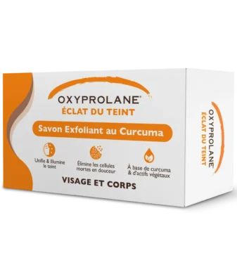 OXYPROLANE - SAVON EXFOLIANT AU CURCUMA