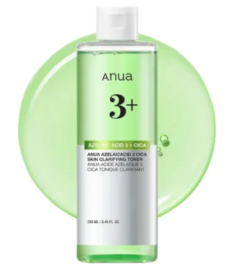 ANUA – AZELAIC ACID TONER GLOW ET UNIFORMITÉ