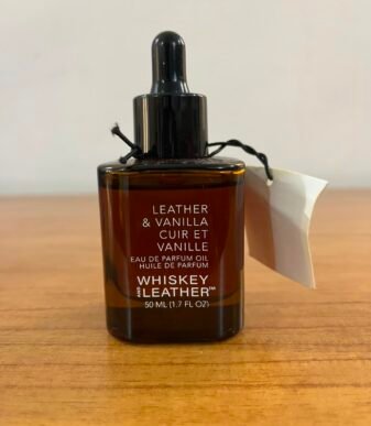 Huile parfumée Leather & Vanilla – Whiskey Leather de sand + fog