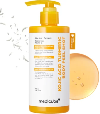 Soin exfoliant corporel à l'acide kojique et curcuma de Medicube