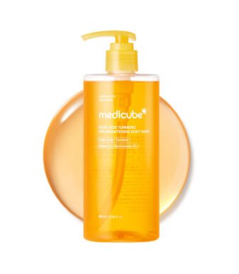 Gel douche à l'acide kojique, curcuma et vitamine C de Medicube